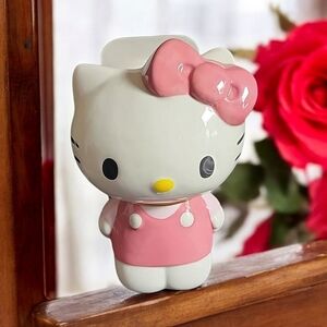 Hello KITTY Toilet  Ceramic Brush And Holder. Brand New In Box